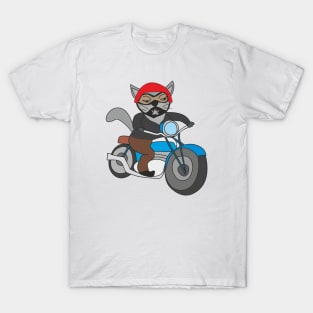 Cat biker T-Shirt